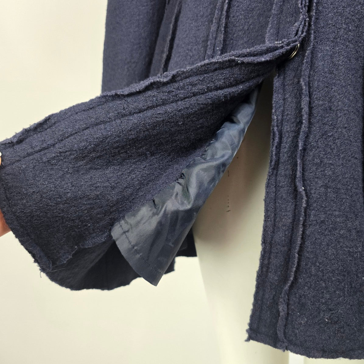 Yest Black Grey Wool Zip Up Light Jacket Size 6