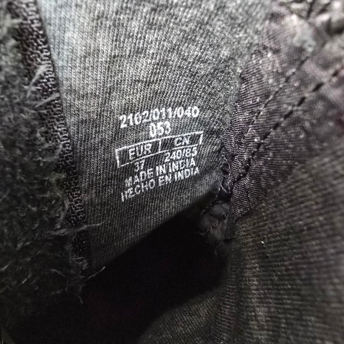 Zara Black Leather Block Heel Pointed Toe Ankle Boots Size 6.5