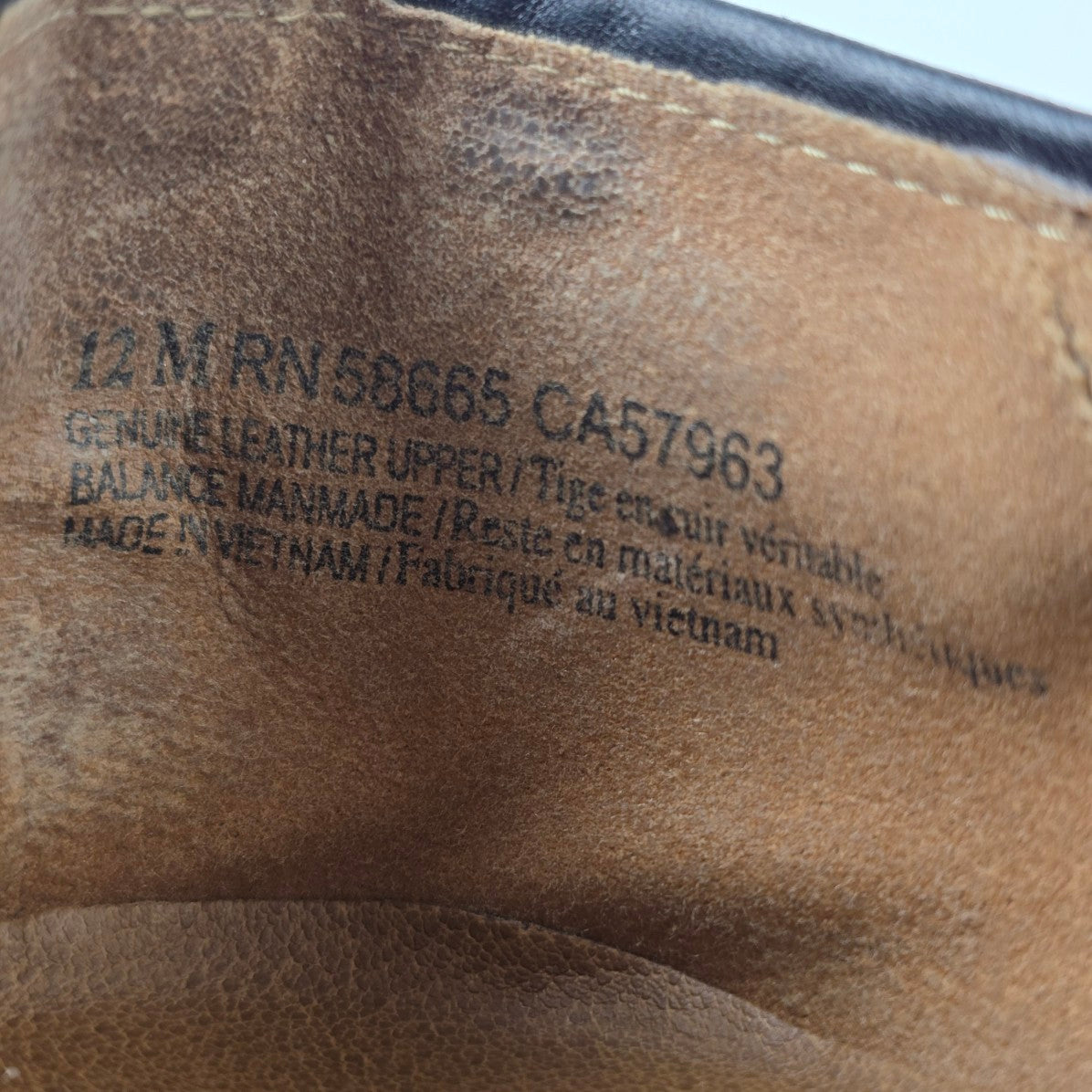 Susina Black Leather Slip on Shoes Size 12