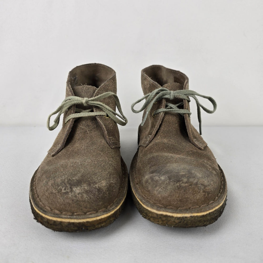 Clarks Originals Desert Taupe Suede Lace Up Booties Size 6