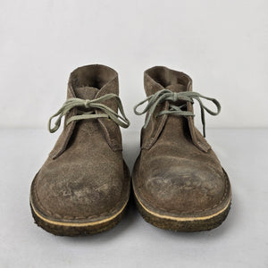 Clarks Originals Desert Taupe Suede Lace Up Booties Size 6