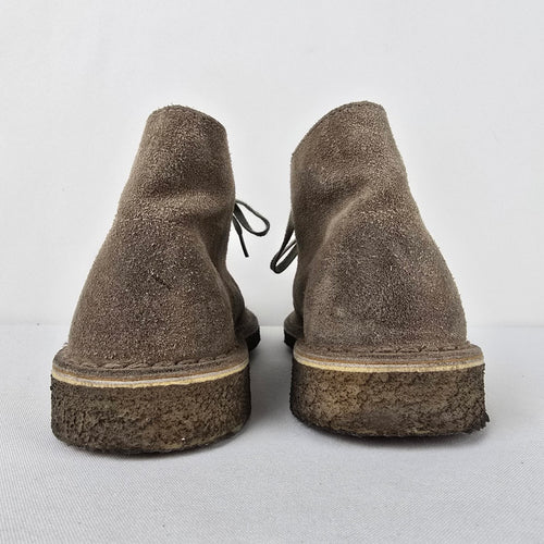Clarks Originals Desert Taupe Suede Lace Up Booties Size 6
