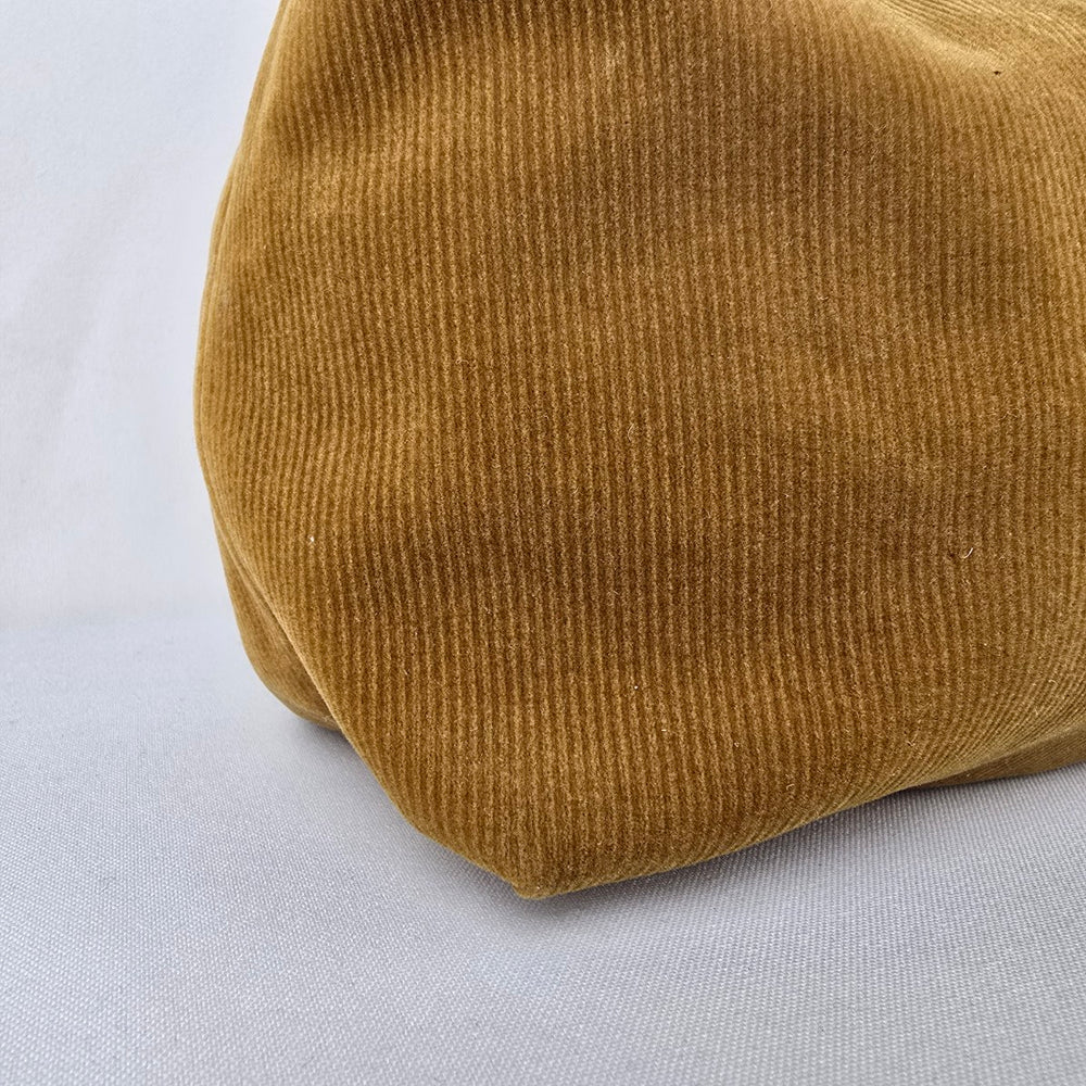 Merit Brown Corduroy Small Clutch Purse