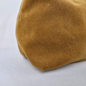 Merit Brown Corduroy Small Clutch Purse
