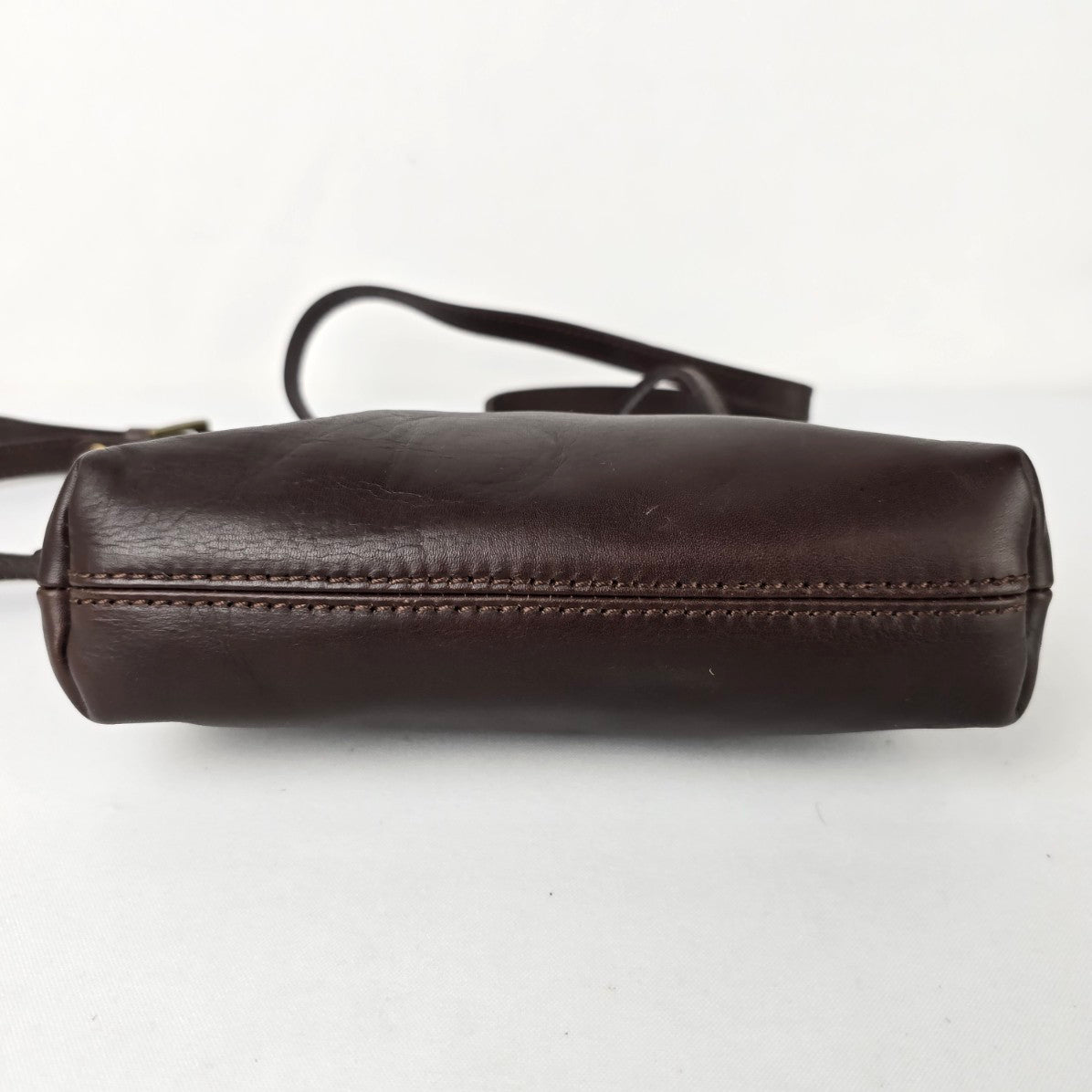 Vintage Brown Leather Western Shoulder Purse