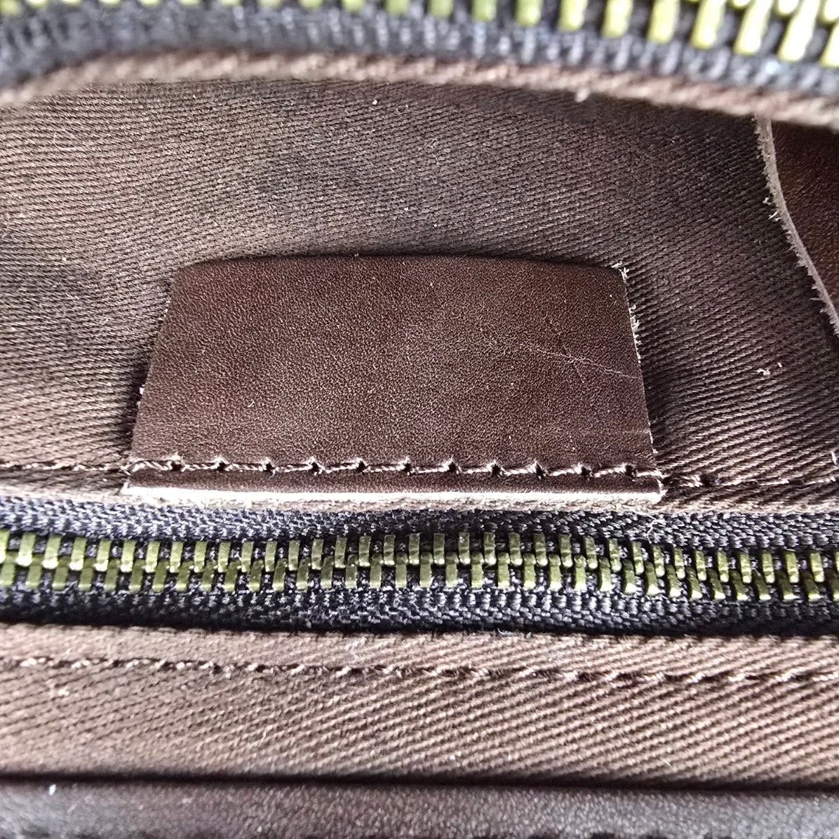 Vintage Brown Leather Western Shoulder Purse