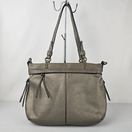 Joanel Taupe Shoulder Purse