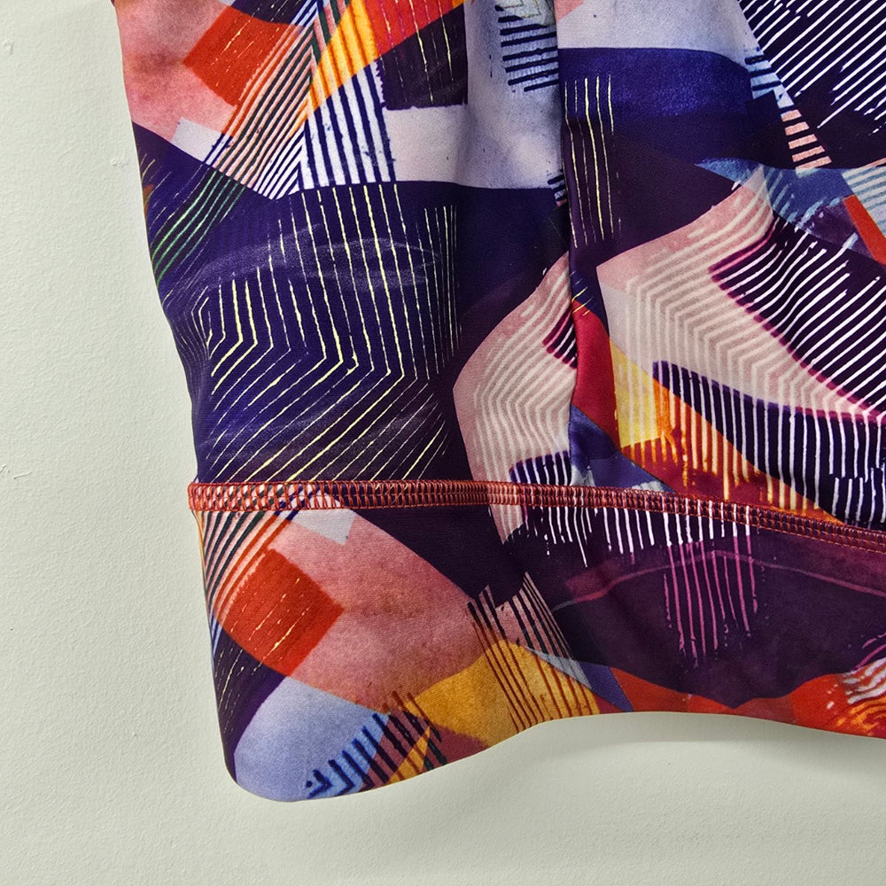 Active Zone Purple & Orange Sprots Bra Size 3X