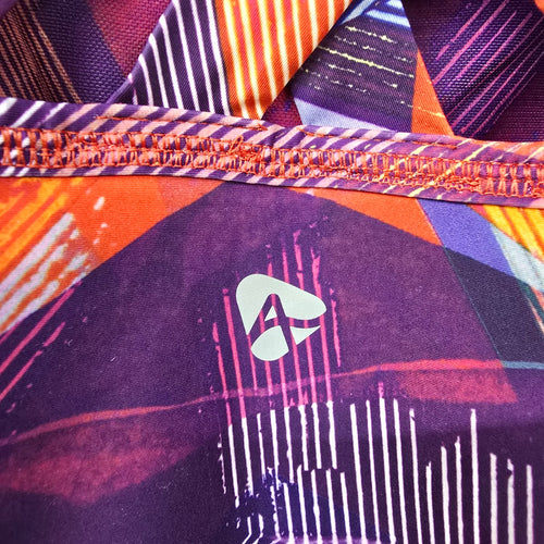 Active Zone Purple & Orange Sprots Bra Size 3X