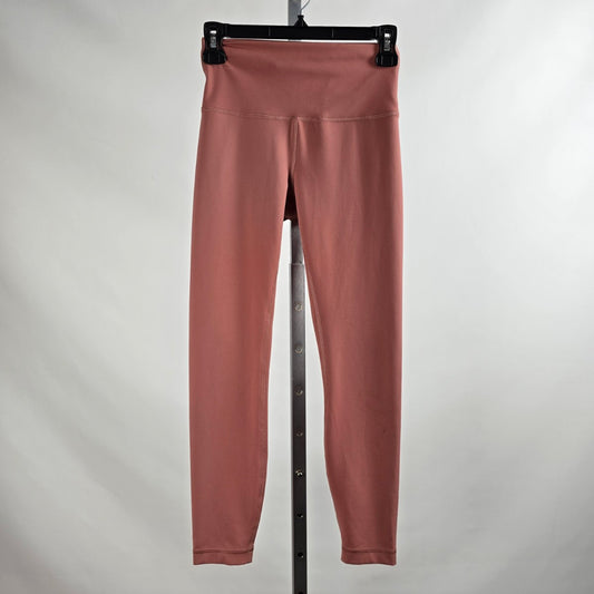 Lululemon Wunder Train Pink High-Rise Leggings 25" Size 6