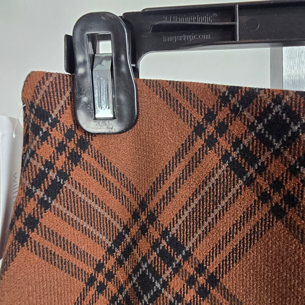 Wilfred Brown Plaid Classic Mini Skirt Size 4