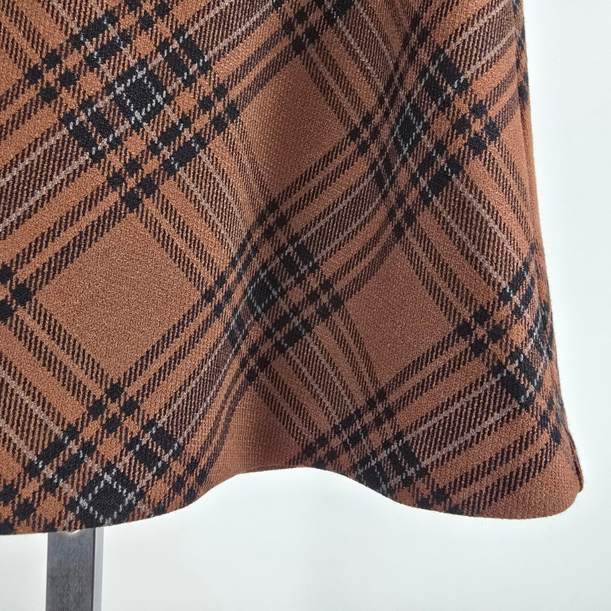 Wilfred Brown Plaid Classic Mini Skirt Size 4