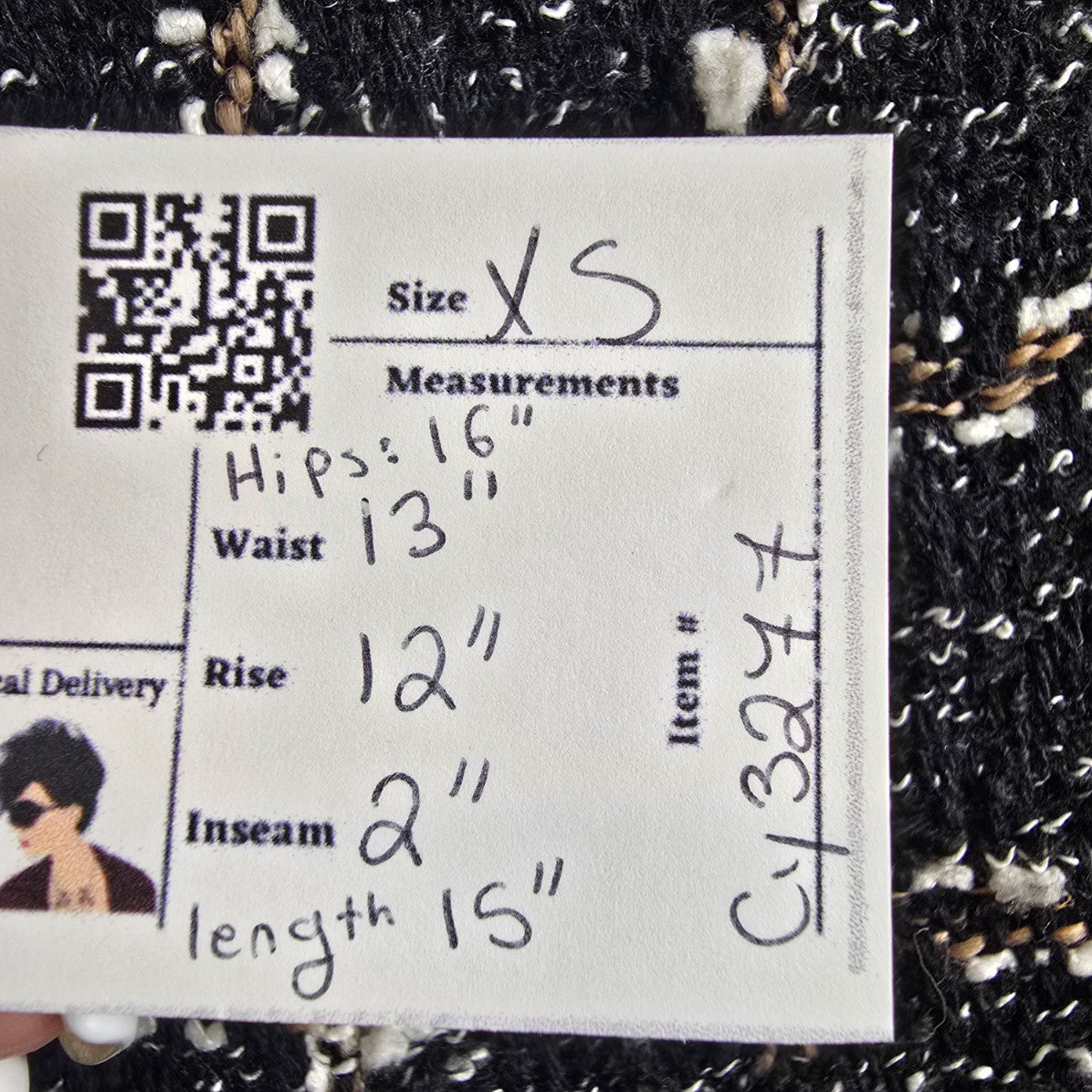 Abercrombie & Fitch Brown Tweed Mini Skirt Size XS