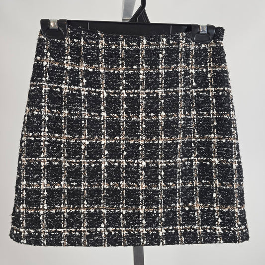 Abercrombie & Fitch Brown Tweed Mini Skirt Size XS