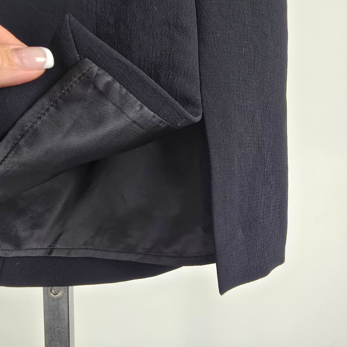 Wilfred Black Patio Mini Skirt Size 0