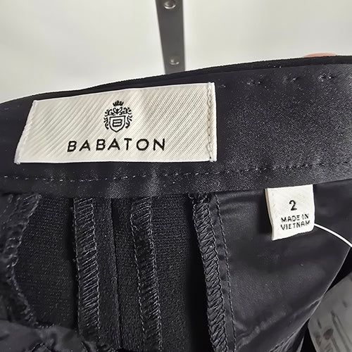 Babaton Facade Skort Black Mini Skirt Shorts Size 2