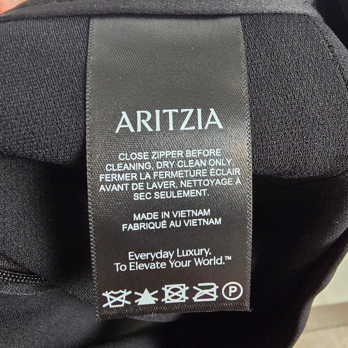 Babaton Facade Skort Black Mini Skirt Shorts Size 2