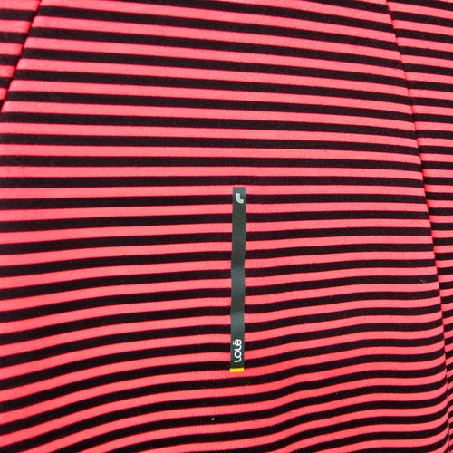Lole Red Stripped Zip Up Athletic Jacket Size XL
