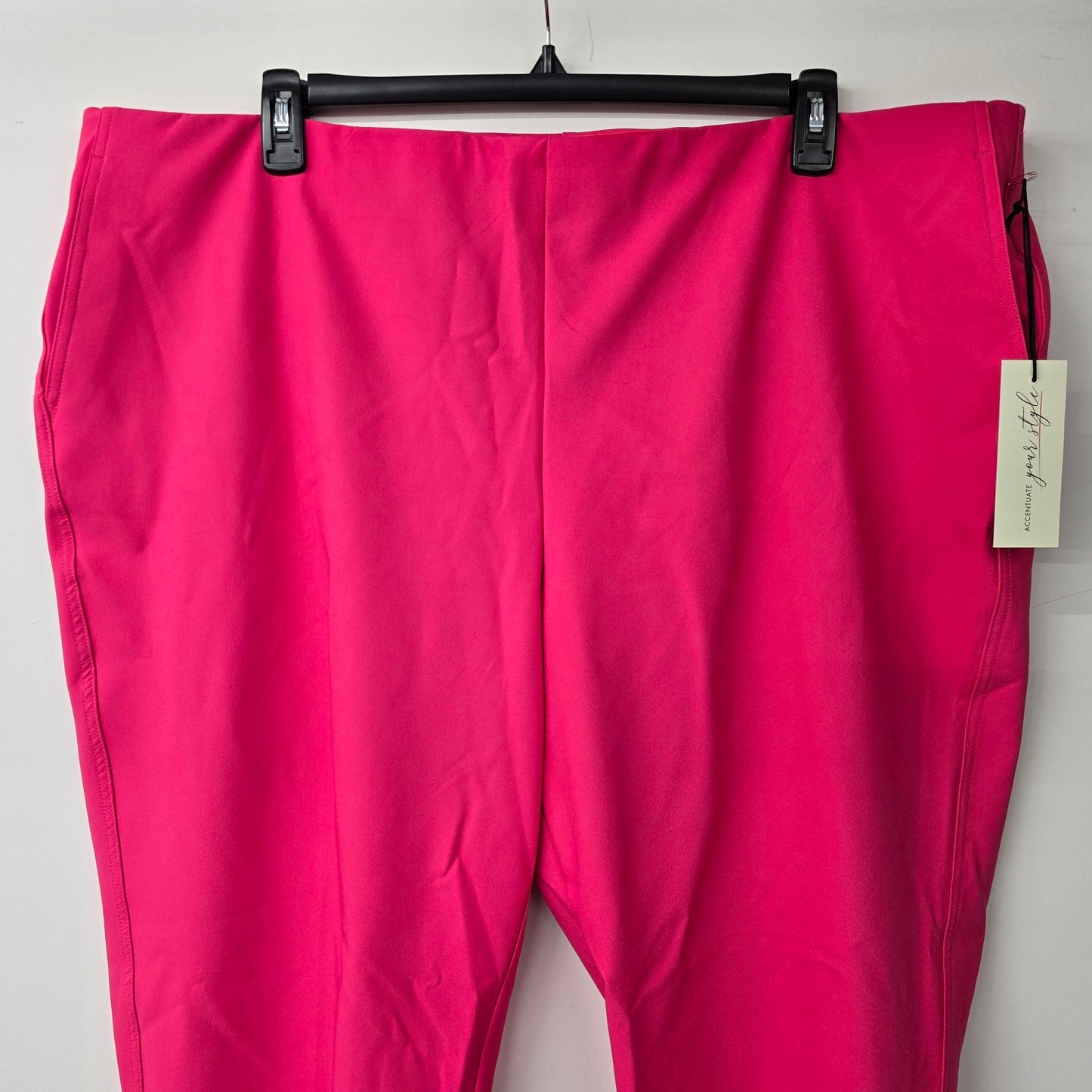 Rachel Zoe Pink Cropped Pull On Pants Size 3X