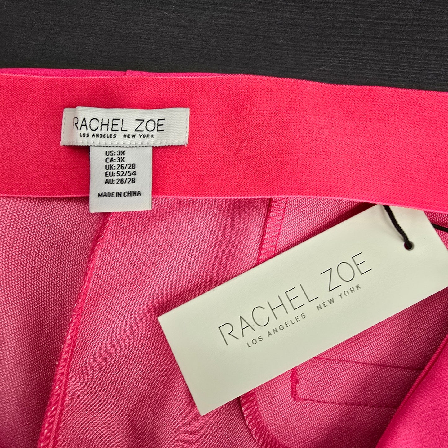 Rachel Zoe Pink Cropped Pull On Pants Size 3X