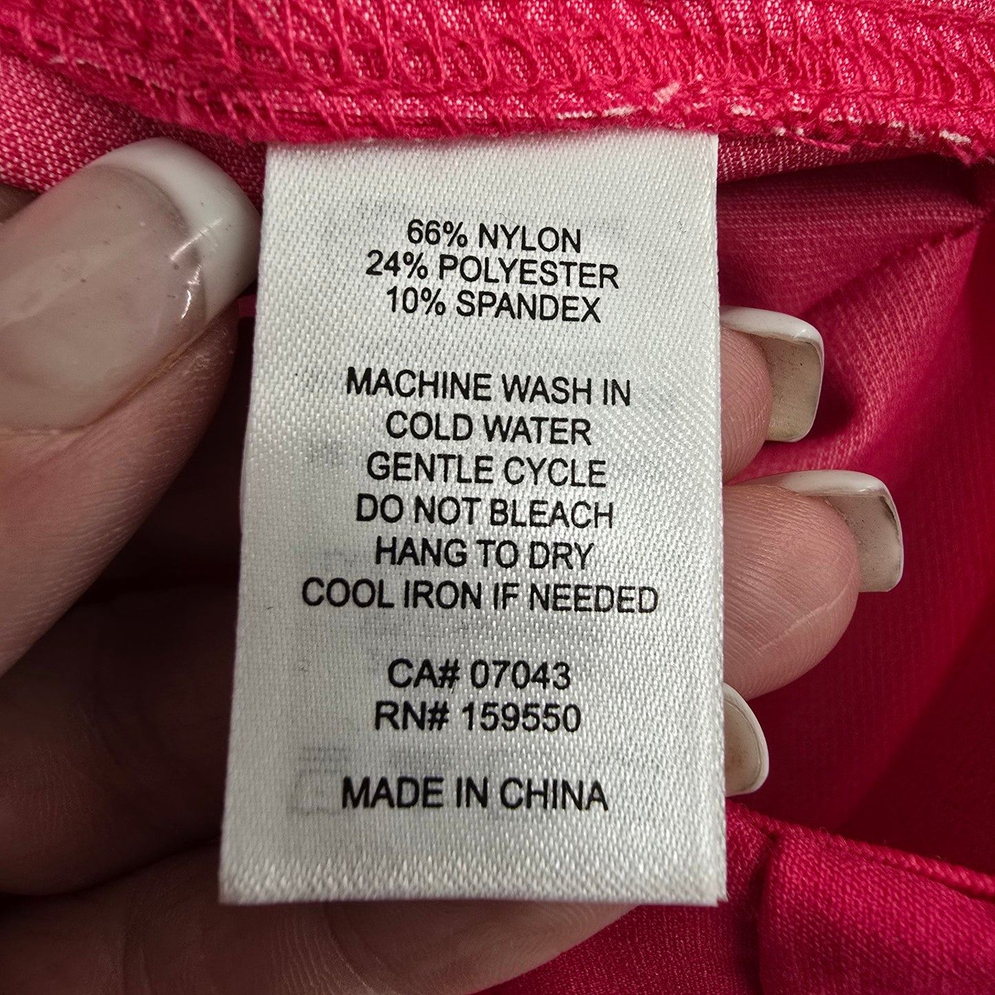 Rachel Zoe Pink Cropped Pull On Pants Size 3X