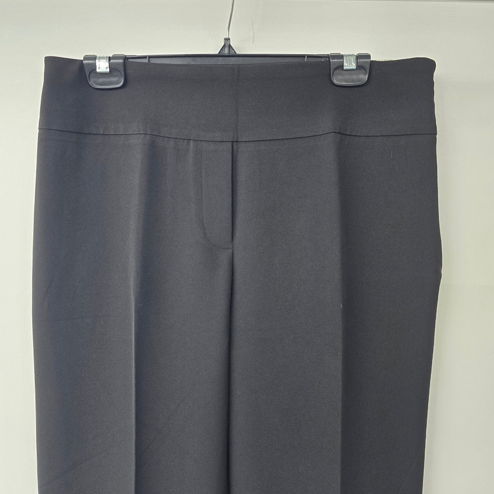 Le Chateau Black Modern Fit Wide Leg Suit Pants Size 8