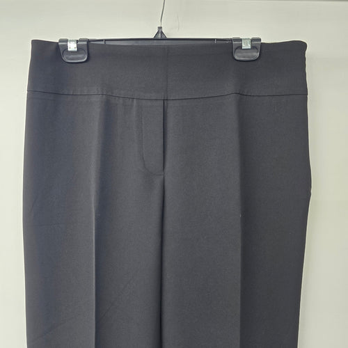 Le Chateau Black Modern Fit Wide Leg Suit Pants Size 8