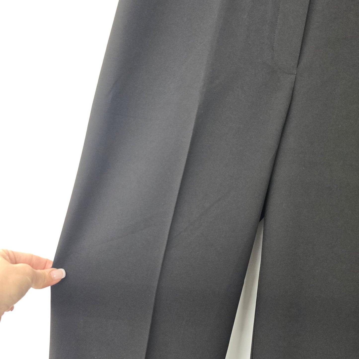 Le Chateau Black Modern Fit Wide Leg Suit Pants Size 8