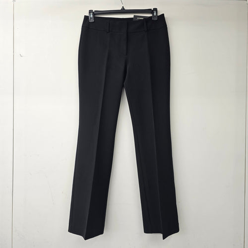 Le Chateau Black Modern Fit Wide Leg Washable Suit Pants Size 8