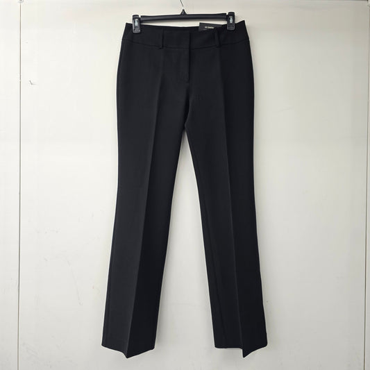 Le Chateau Black Modern Fit Wide Leg Washable Suit Pants Size 8