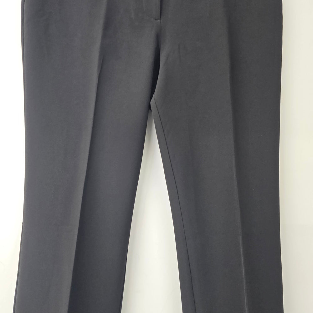 Le Chateau Black Modern Fit Wide Leg Washable Suit Pants Size 8