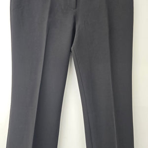 Le Chateau Black Modern Fit Wide Leg Washable Suit Pants Size 8