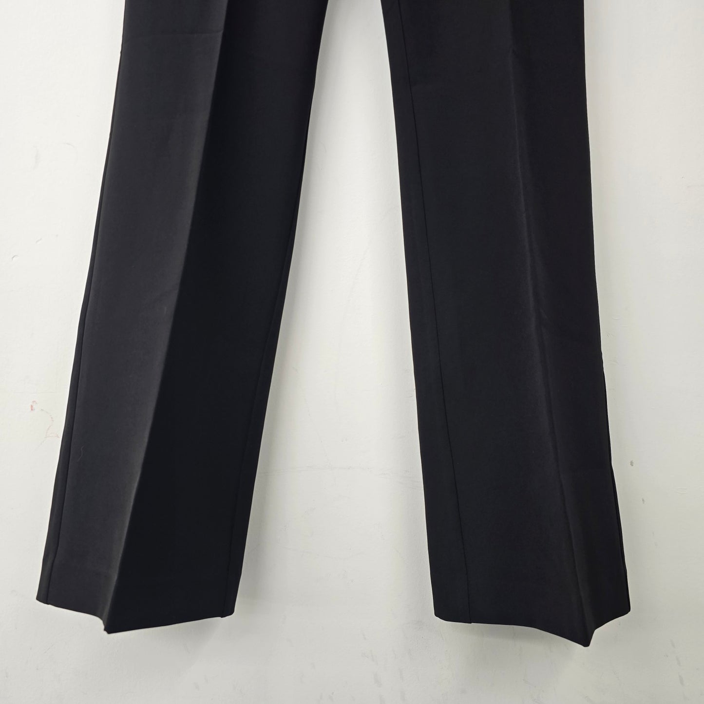 Le Chateau Black Modern Fit Wide Leg Washable Suit Pants Size 8