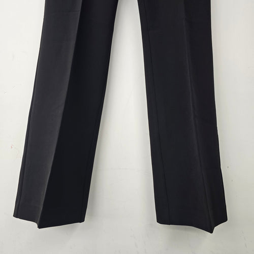 Le Chateau Black Modern Fit Wide Leg Washable Suit Pants Size 8