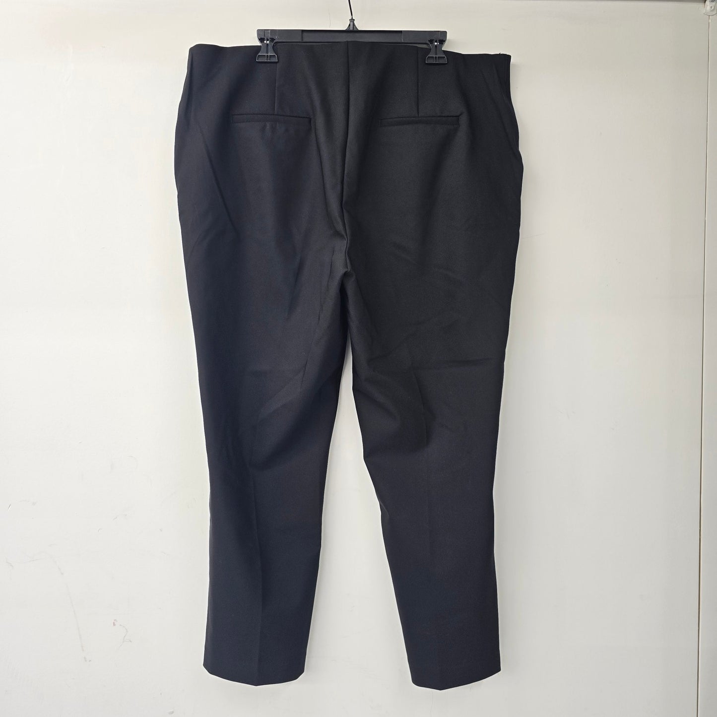 Rachel Zoe Black Slim Fitting Cropped Pants Size 2X