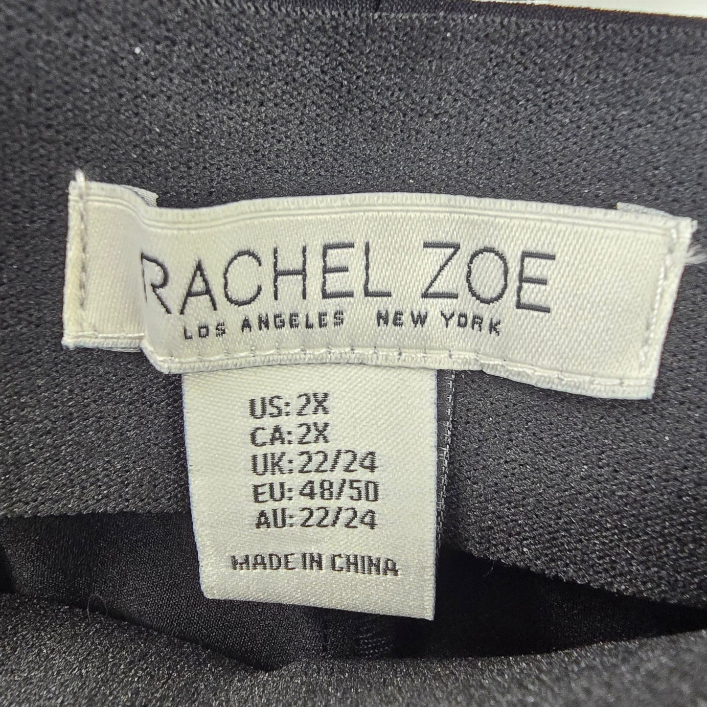 Rachel Zoe Black Slim Fitting Cropped Pants Size 2X