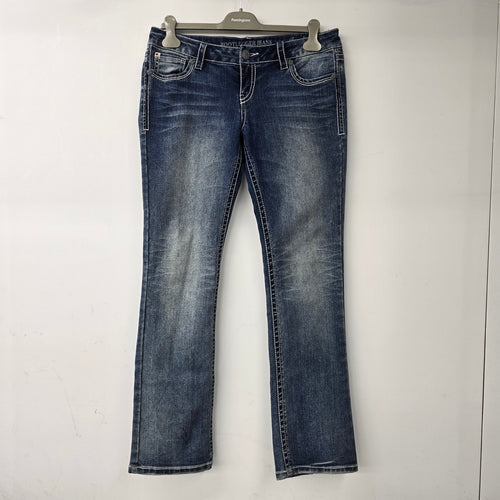 Vintage Y2K Bootlegger The Real McCoy Paradise Straight Leg Jeans Size 29