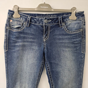 Vintage Y2K Bootlegger The Real McCoy Paradise Straight Leg Jeans Size 29