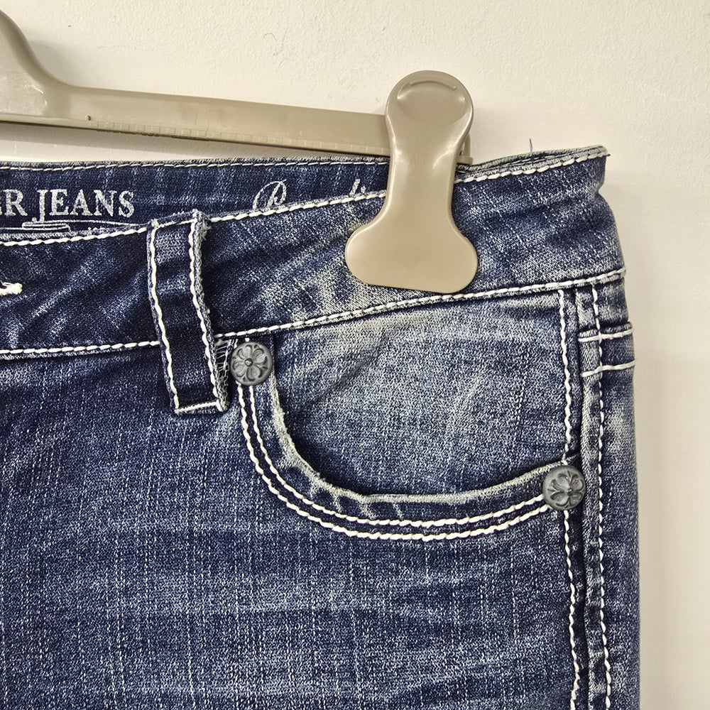 Vintage Y2K Bootlegger The Real McCoy Paradise Straight Leg Jeans Size 29