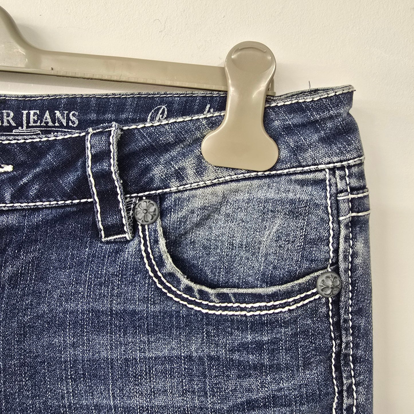 Vintage Y2K Bootlegger The Real McCoy Paradise Straight Leg Jeans Size 29