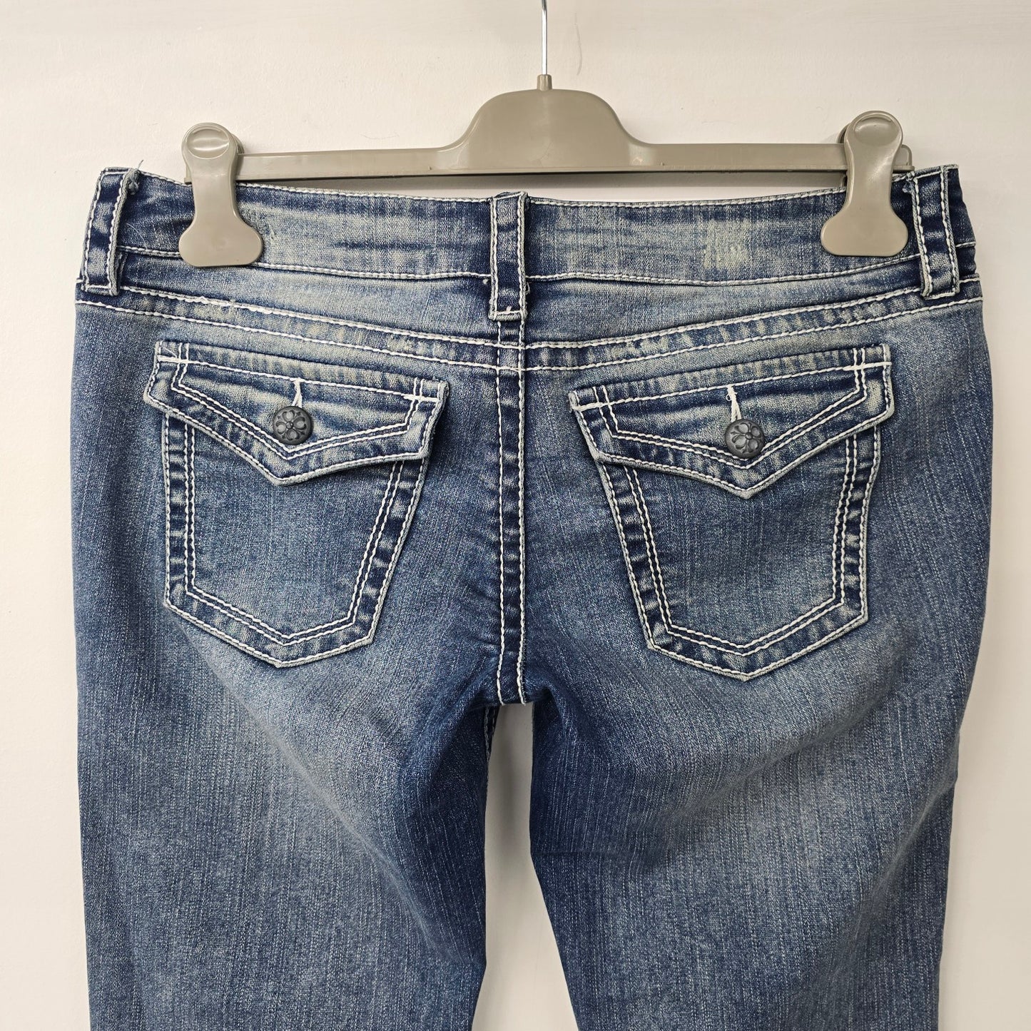 Vintage Y2K Bootlegger The Real McCoy Paradise Straight Leg Jeans Size 29