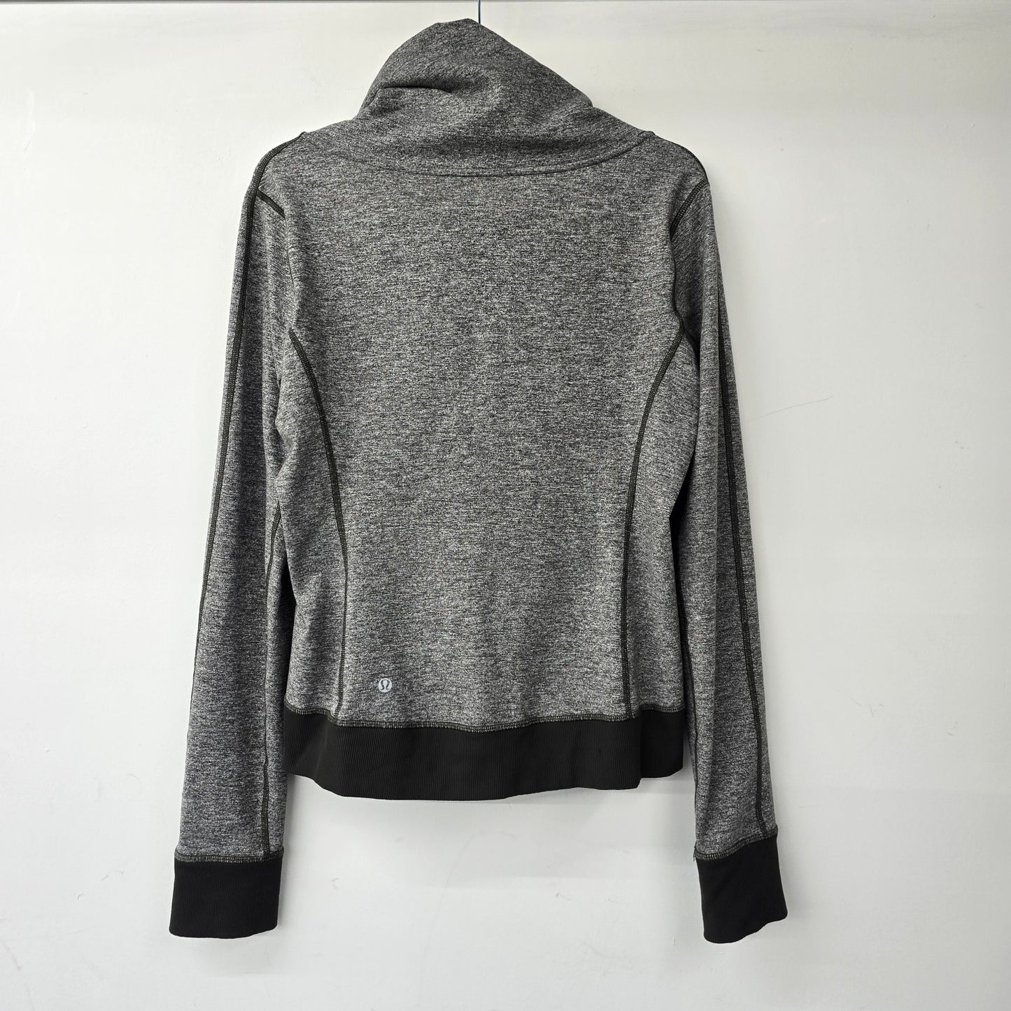 Lululemon Be Present Jacket Grey Zip Up Athletic Jacket Size 12