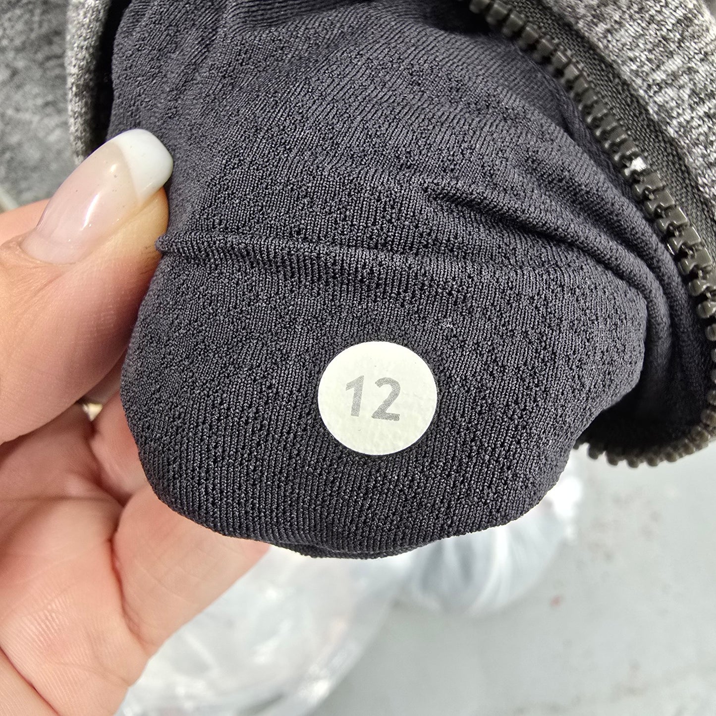 Lululemon Be Present Jacket Grey Zip Up Athletic Jacket Size 12