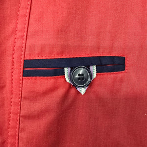 Vintage 90s Cyclone Red Rain Jacket Size 10