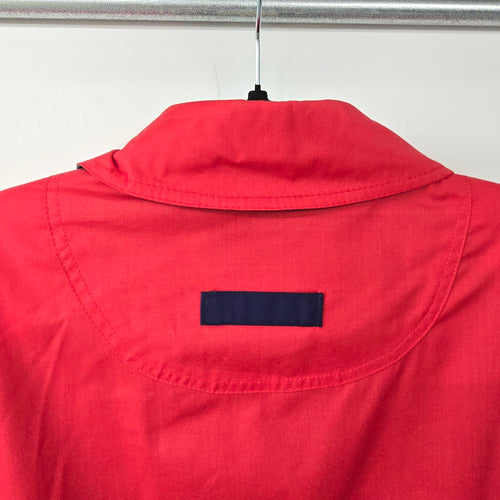 Vintage 90s Cyclone Red Rain Jacket Size 10