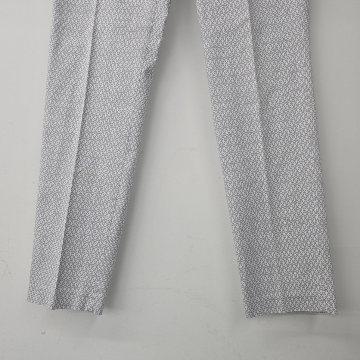 Calvin Klein Grey Printed Belted Dress Pants Size 10