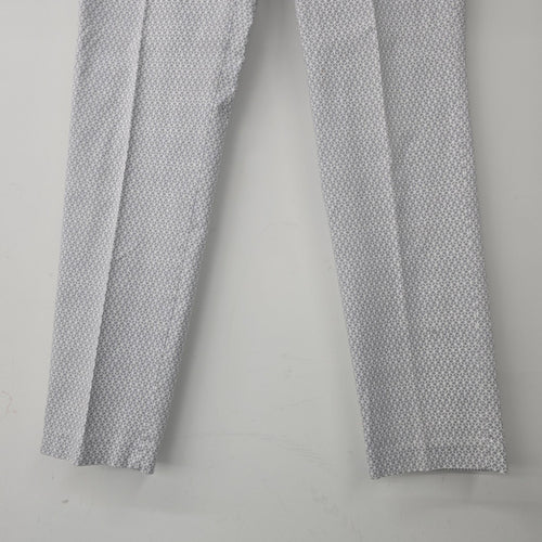 Calvin Klein Grey Printed Belted Dress Pants Size 10