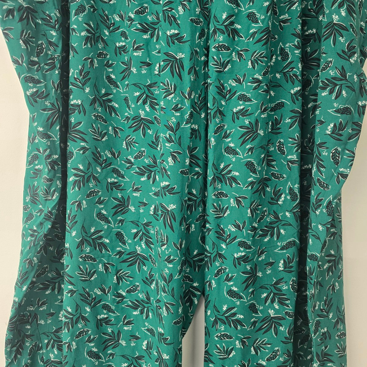 In Every Story Green Floral Wide Leg Pants Size 5X
