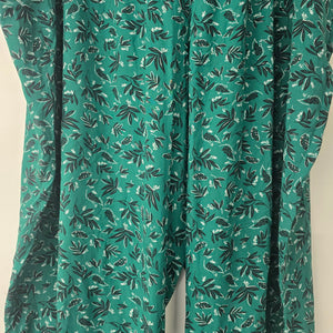In Every Story Green Floral Wide Leg Pants Size 5X