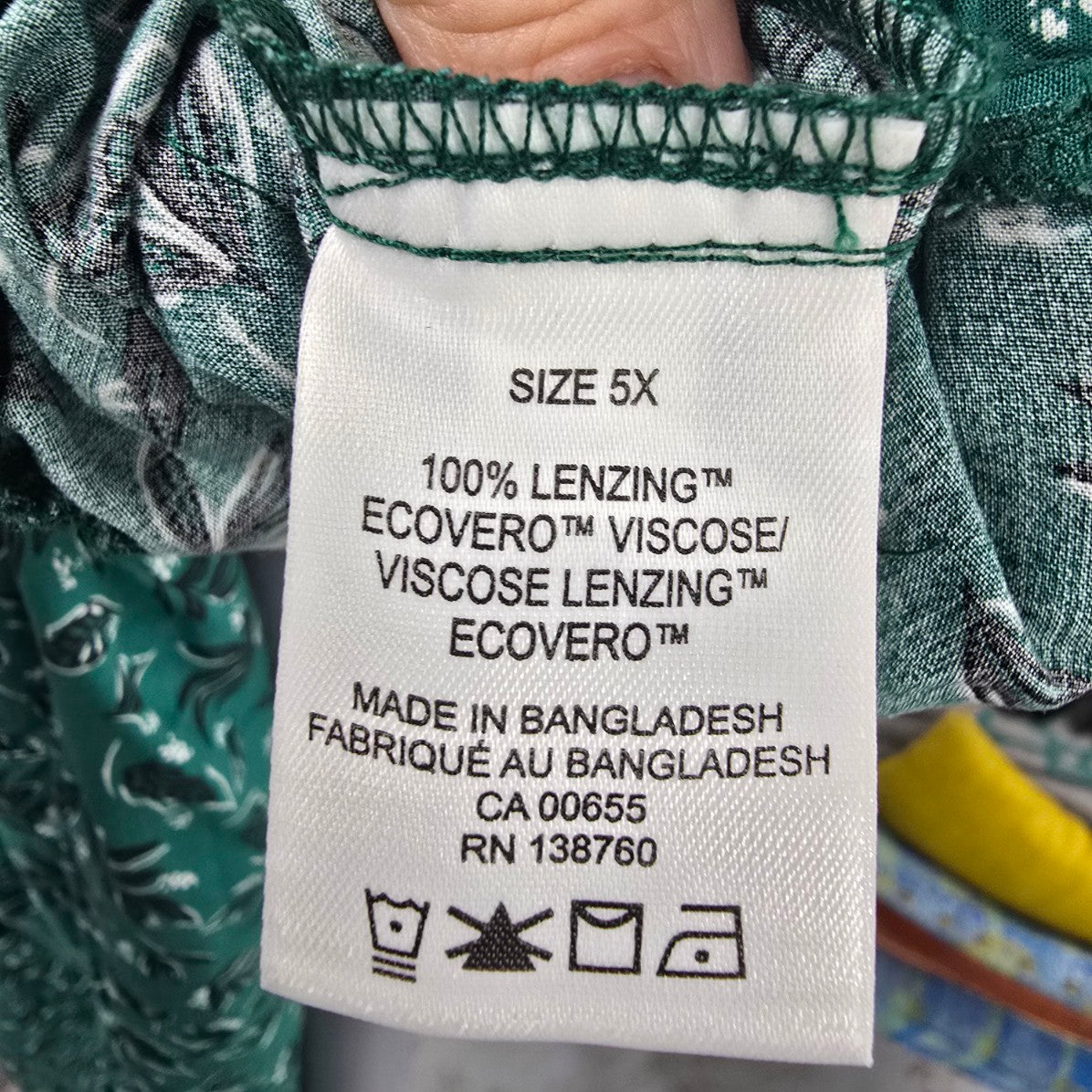 In Every Story Green Floral Wide Leg Pants Size 5X